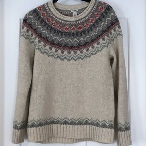 L.L.Bean Fair Isle Sweater